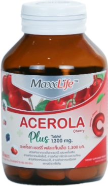 รูปภาพของ MaxxLife ACEROLA Cherry Plus 1300 mg.30เม็ด แมกไลฟ์ อะเซโรลา เชอร์รี่   